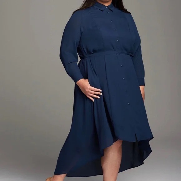 GIRL WITH CURVES x Dia & Co Shirt Dress - Picture 1 of 4